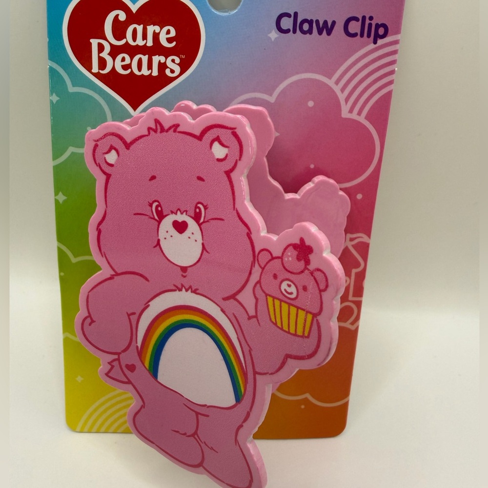 Care Bears Cheer Bear Claw Hair Clip NWT - Picture 2 of 4